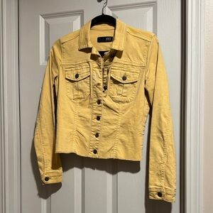 Kut from the Kloth Yellow Jean Jacket